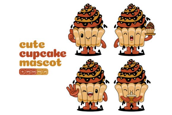 A Cute Cupcake Graphics Pack for Craft Business