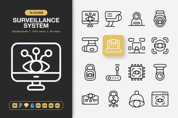 A Designer's Real-World Take on Surveillance System Icons
