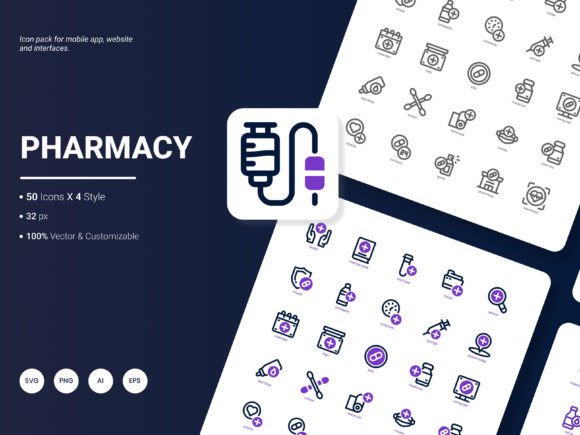 A Designer's Review of the Pharmacy Icon Graphics