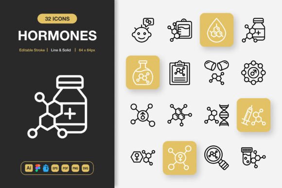 A Designer’s Hands-On Review of Hormones Icons