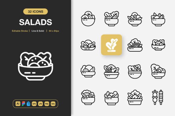 A Designer’s Review: Evaluating Salads Icons for Client Work