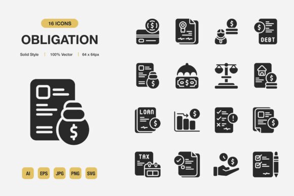 A Designer’s Review: Obligation Solid Icons for Modern Graphics