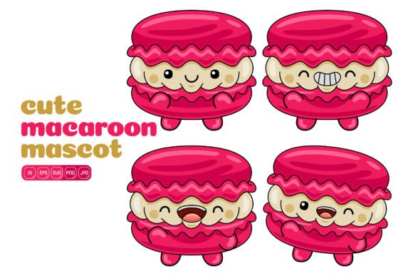 A Designer’s Review of the Cute Macaroon Mascot Vector Pack Graphics