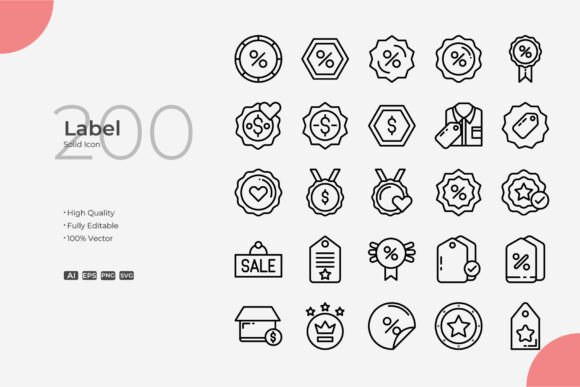 A Graphic Designer’s Review of the Label Line Icon Set
