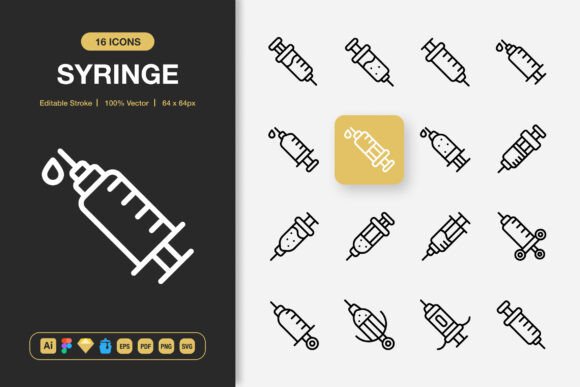 A Practical Review of Syringe Graphics & Icons for Commercial Use