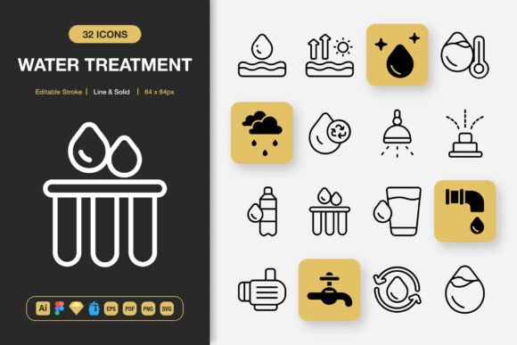 A Practical Review of Water Treatment Icons for Digital Selling