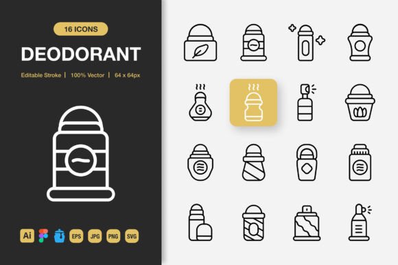 A Professional Designer’s Review of Deodorant Outline Icons
