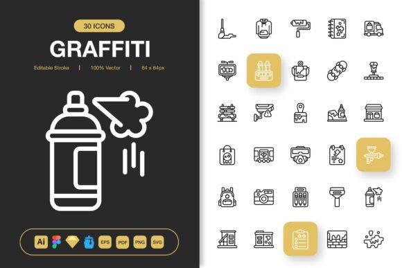 A Publisher's Review of the Graffiti Icons Graphic Set