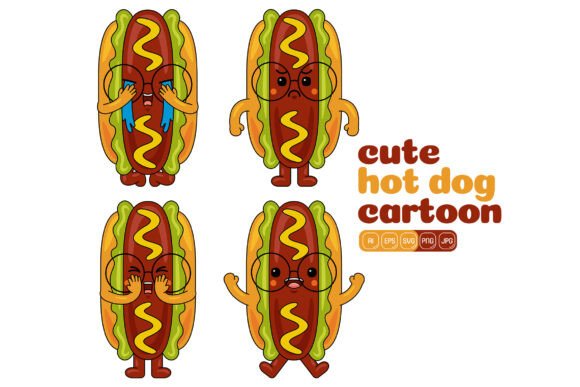 A Versatile Hot Dog Vector Pack for Website Graphics