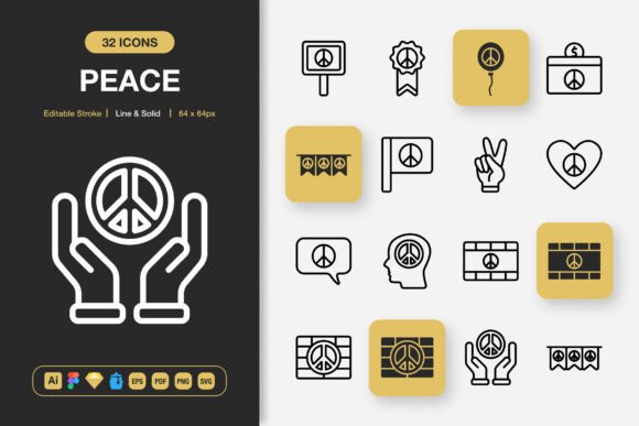 An Experienced Publisher's Review of the Peace Icons Graphics Set
