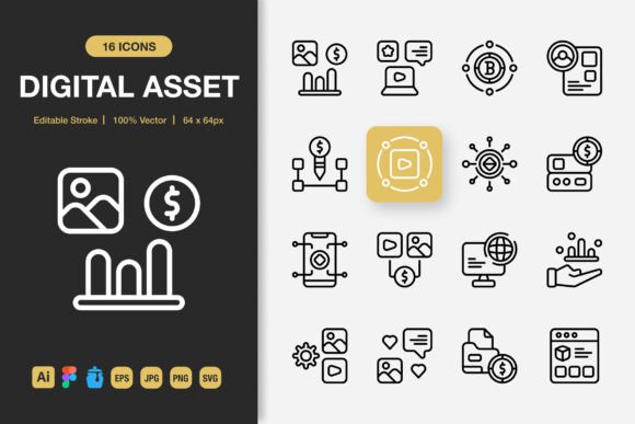 Icons for Packaging & Branding Graphics