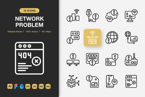 Network Problem Outline Icons: A Graphic Designer's Honest Review