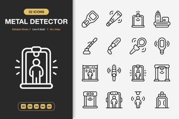 Reviewing Metal Detector Icons for Your Online Shop