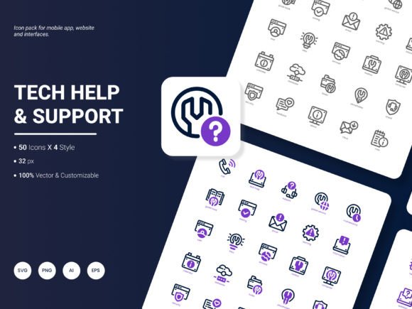 Tech Help and Support Icons: A Graphic Designer’s Practical Review